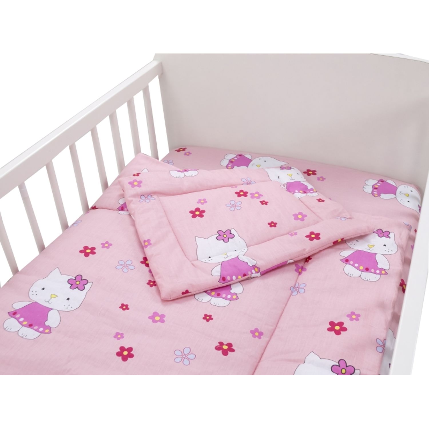 Lenjerie MyKids Kitty 3 Piese 120x60 fotografia produsului View 2 L