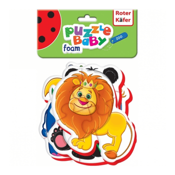 Puzzle bebe animale de la zoo, 18 piese roter kafer rk1102-04