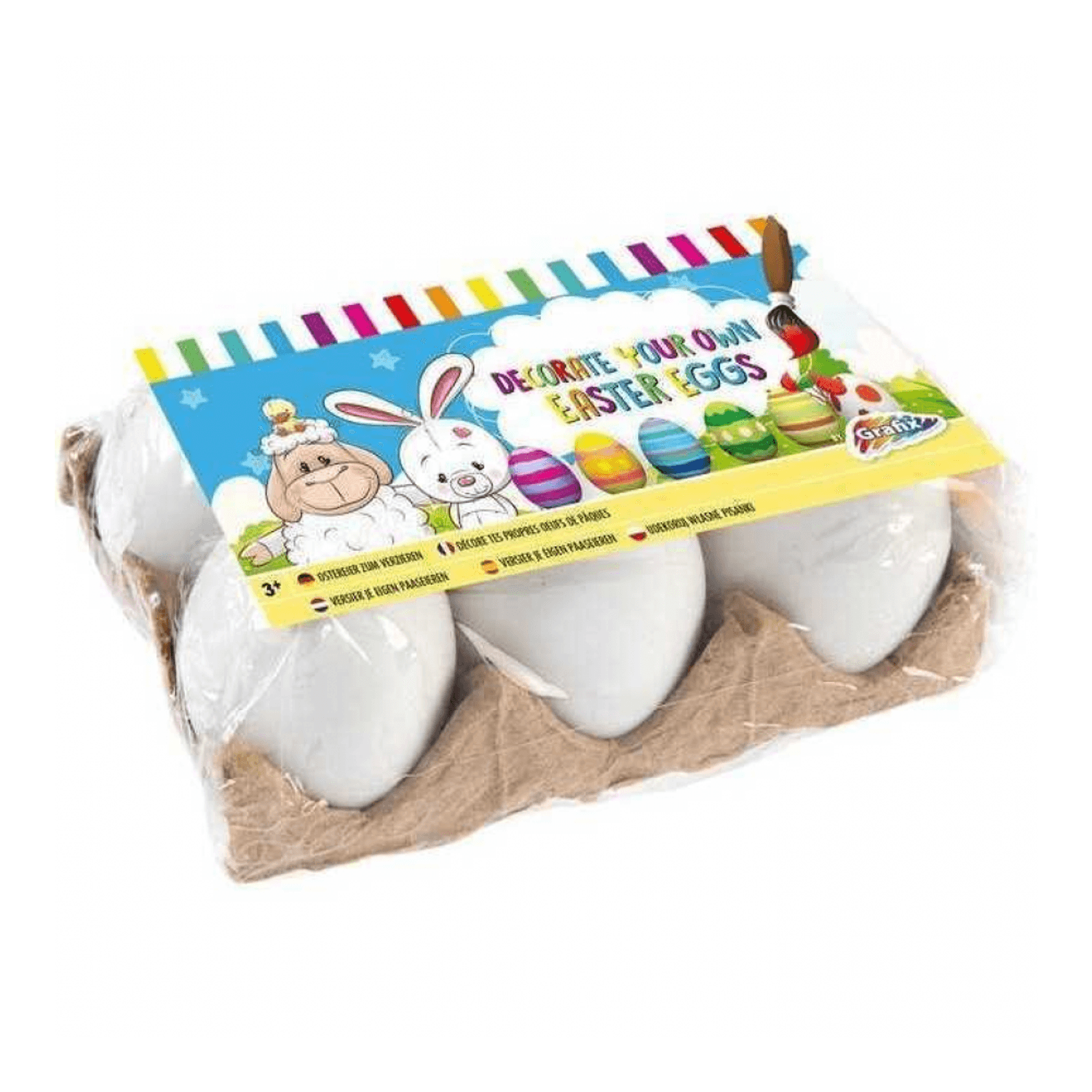 Set 6 oua de colorat pentru Paste Grafix GR810002 fotografia produsului