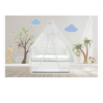 Baldachin MyKids Standard Mare Alb-Roz fotografia produsului