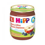 Piure HiPP mere si afine 125g fotografia produsului