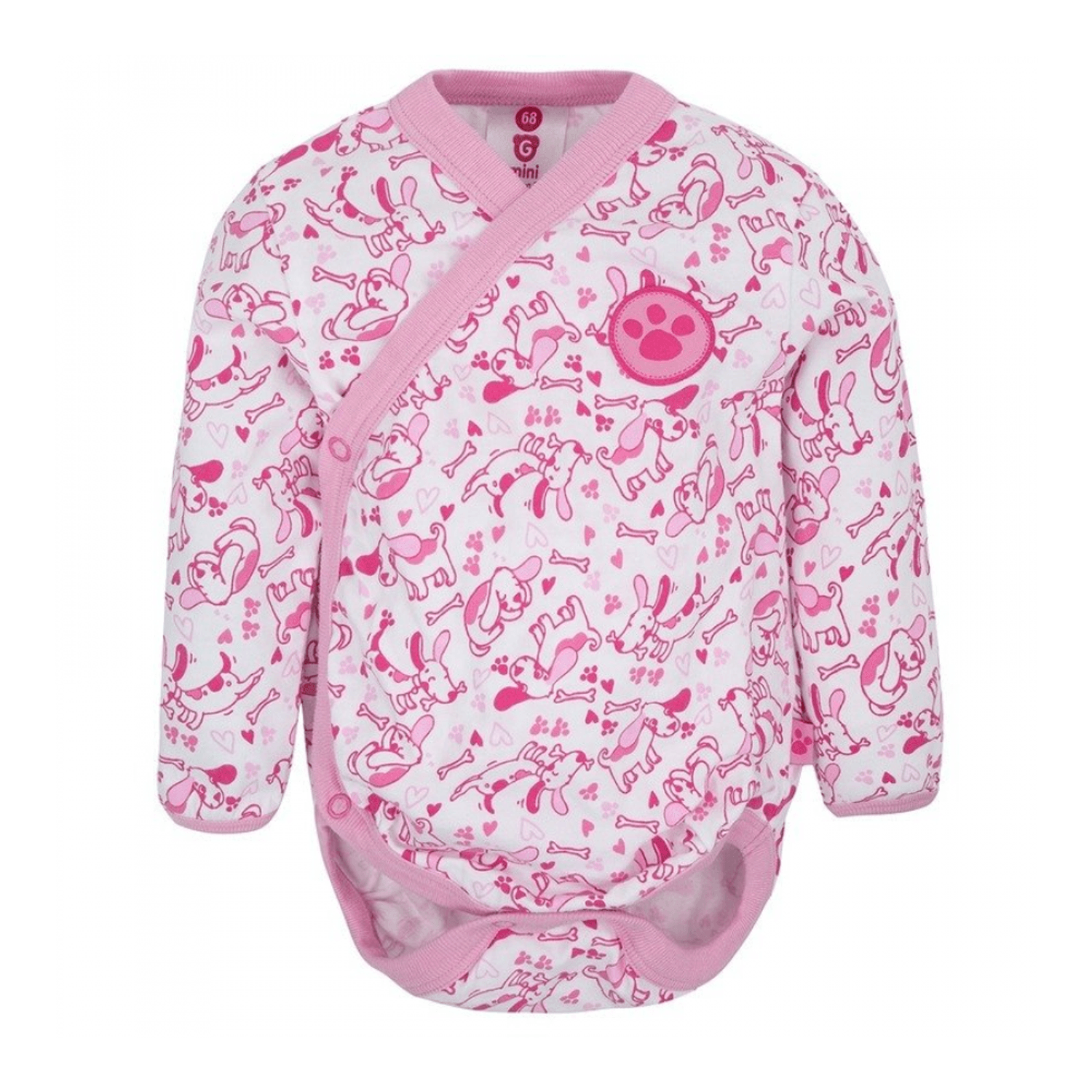 Gmini Body cu maneca lunga Prima Extra Pink fotografia produsului