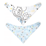 Set 2 bavete bumbac Mickey Tender Lulabi 7870200 fotografia produsului