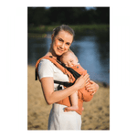Kavka - Marsupiu ergonomic 2 in 1, Peach Linen fotografia produsului
