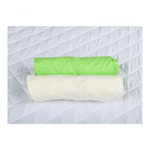 BabyNeeds - Set 2 cearceafuri cu elastic 140x70 cm, Verde+Alb fotografia produsului