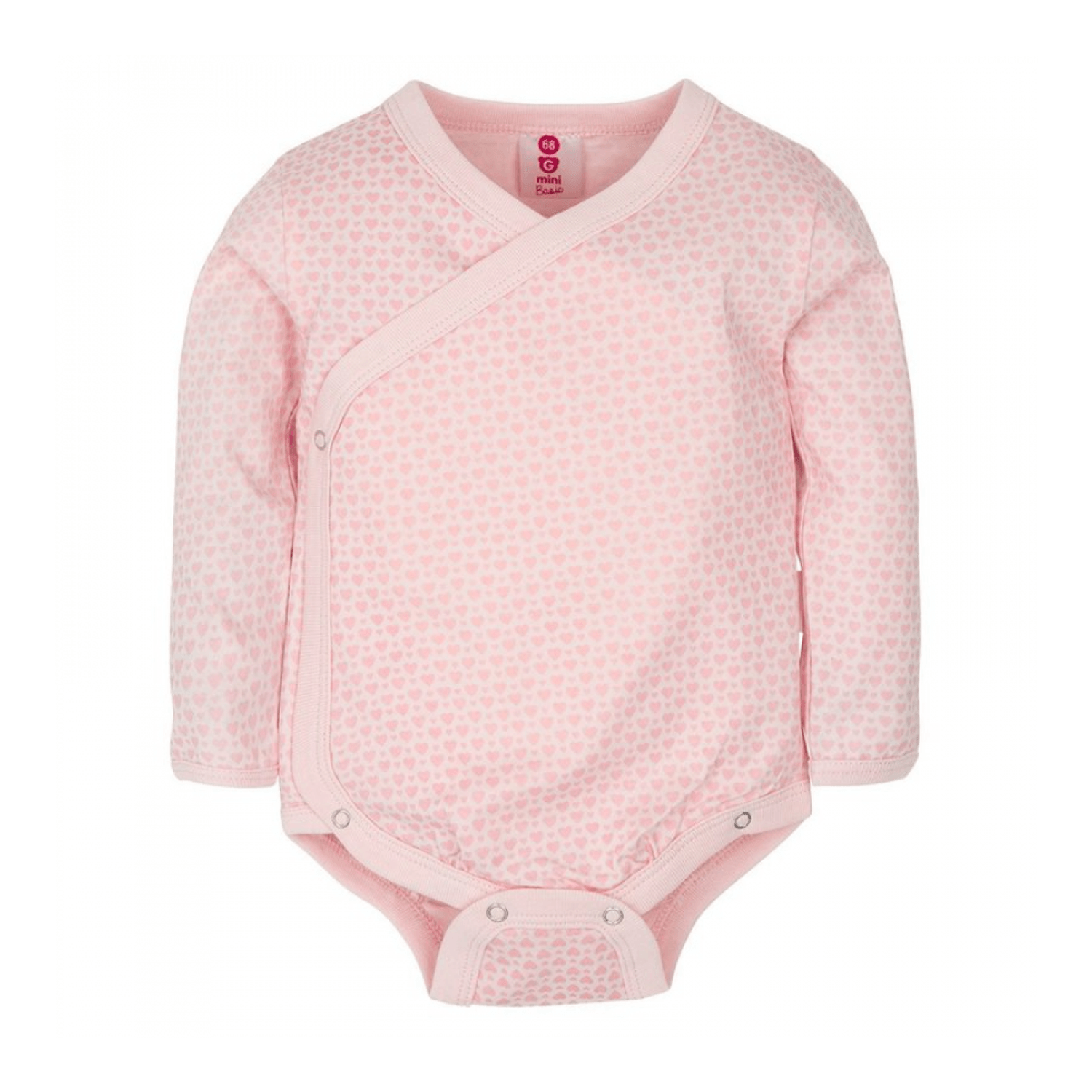 Gmini Body cu maneca lunga Basic Extra Pink Hears 68 fotografia produsului