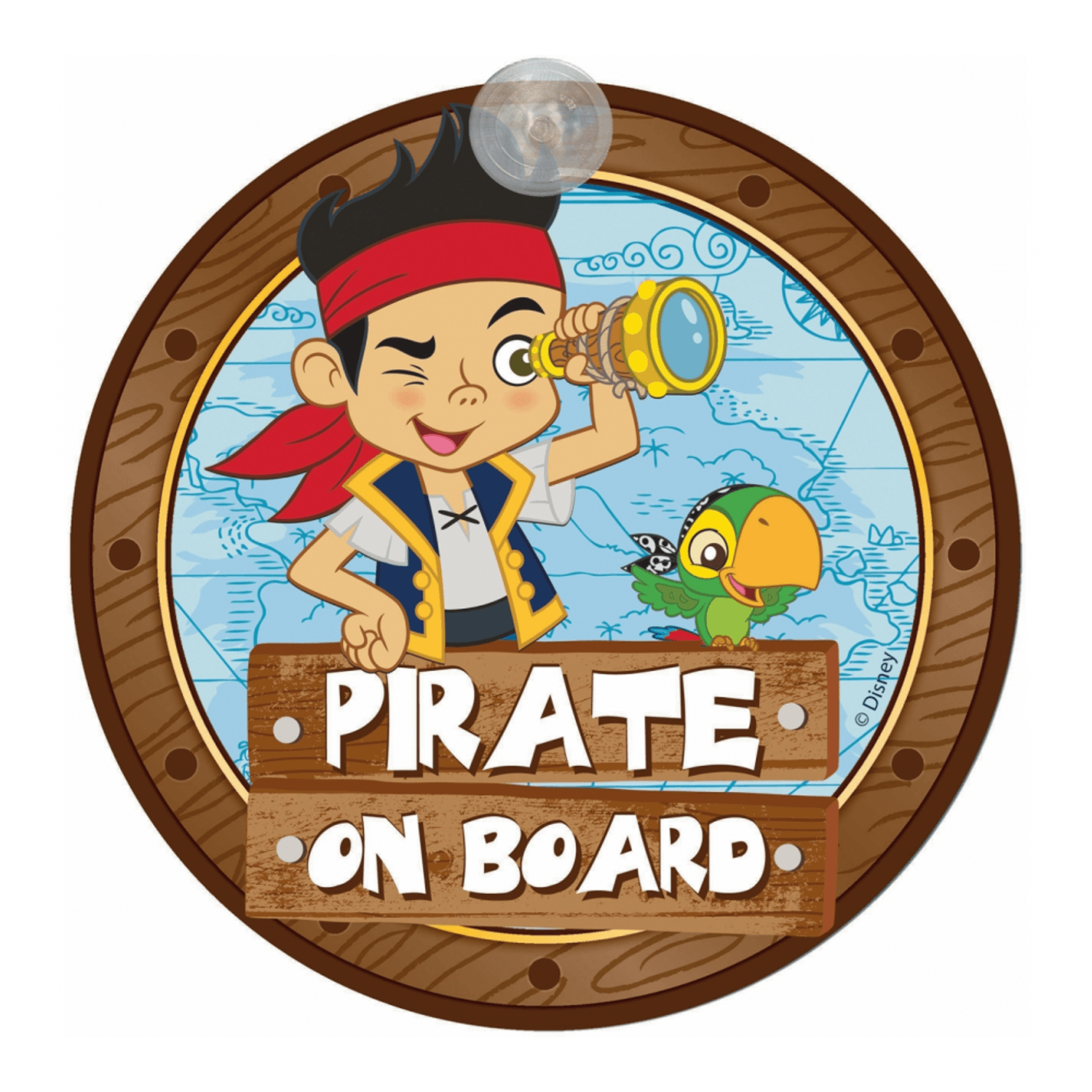 Semn de avertizare Pirate on Board Jake Disney Eurasia 25033 fotografia produsului