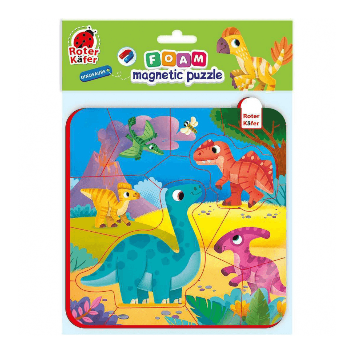 Puzzle magnetic Dino Roter Kafer RK5010-07 fotografia produsului