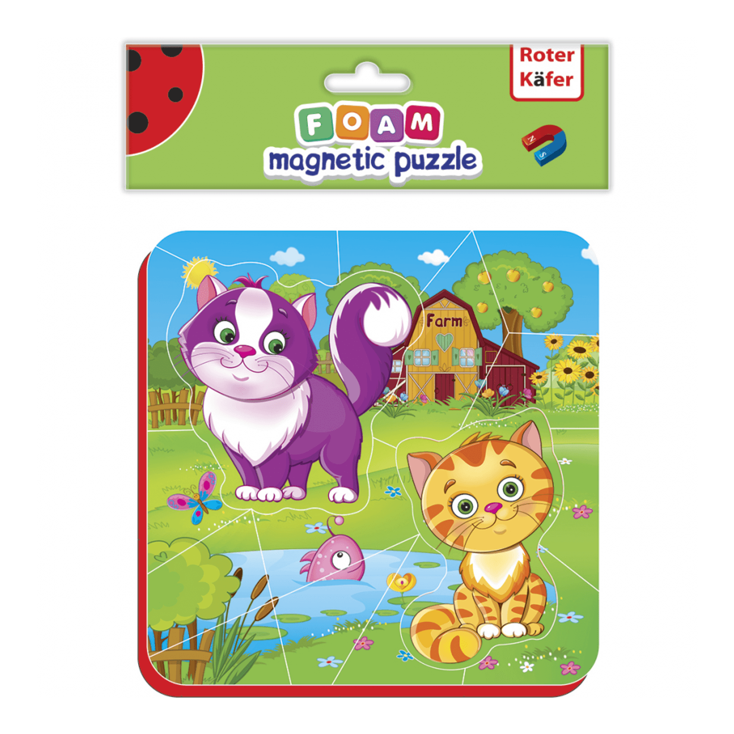Puzzle magnetic Pisicute Roter Kafer RK5010-05 fotografia produsului
