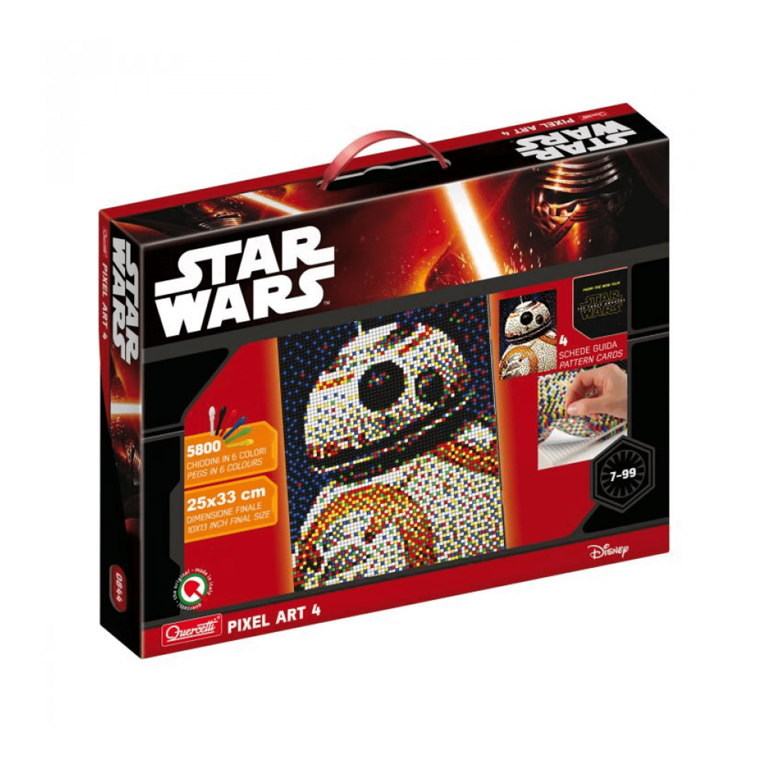 Pixel Art Star Wars BB-8 fotografia produsului