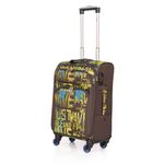 Lamonza Troler Colage Yellow 55X36X22 Cm fotografia produsului