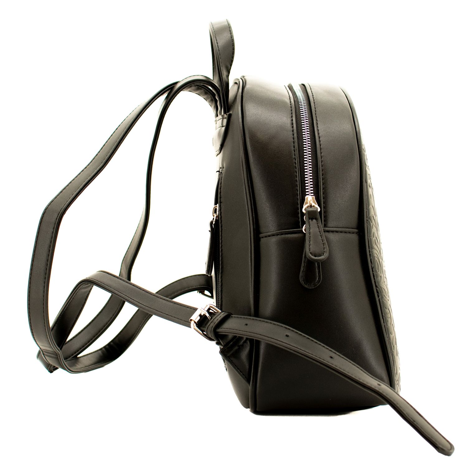 Lamonza Rucsac Dama Hanna Negru 25X27X12 Cm fotografia produsului View 3 L