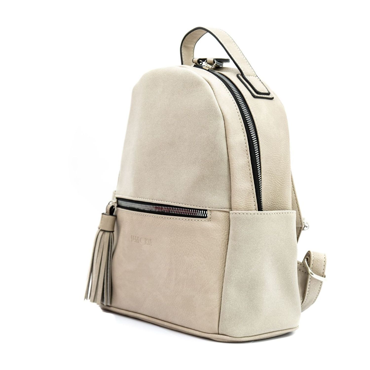 Lamonza Rucsac De Dama Azalya Gri 27X13X28 Cm fotografia produsului View 2 L
