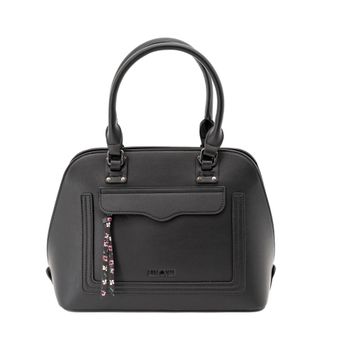 Lamonza geanta de dama amber neagra 30x23x12 cm model 1