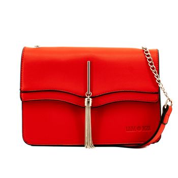 Lamonza geanta dama anelisse rosu 23x15x7 cm