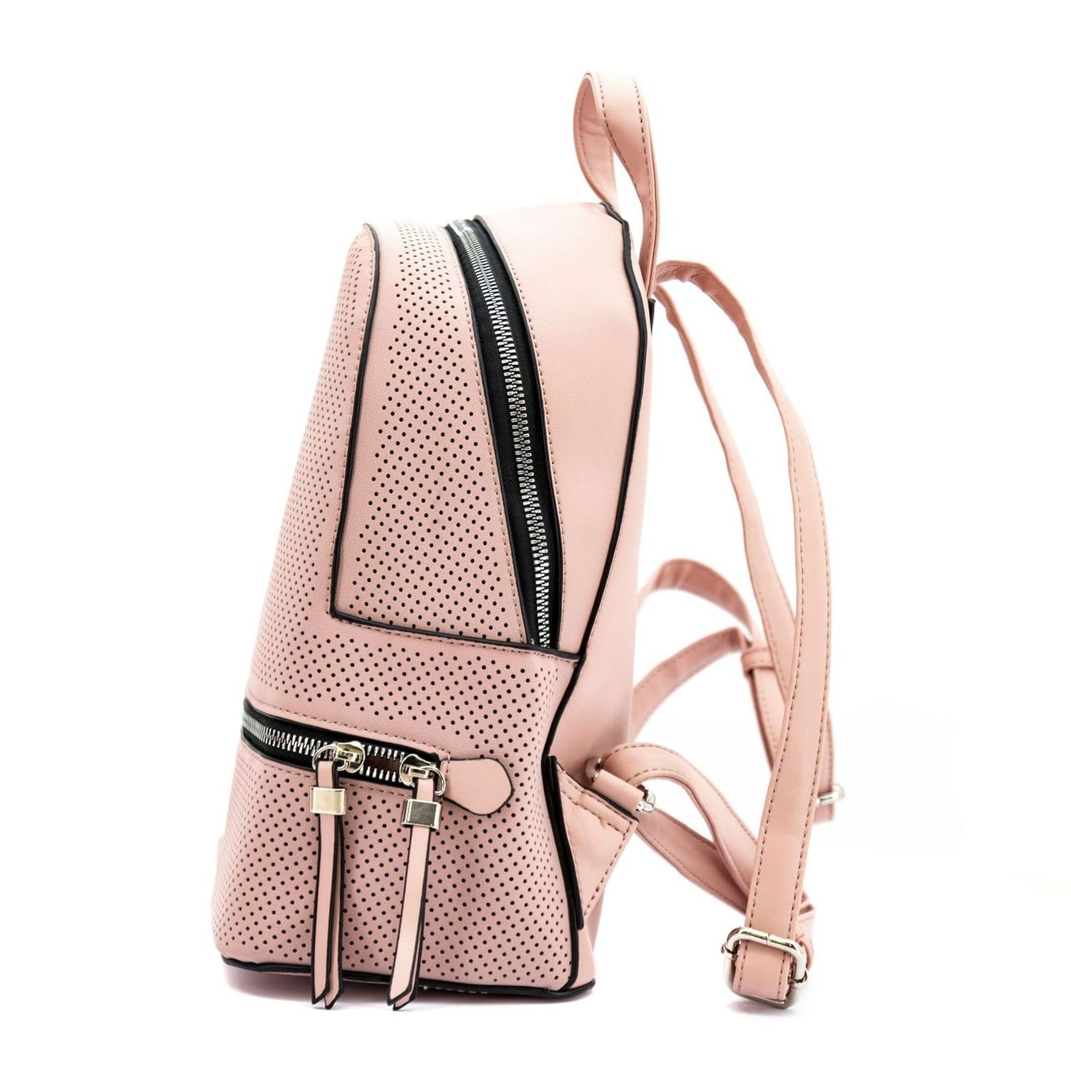 Lamonza Rucsac De Dama Inna Roz 25X30X14Cm fotografia produsului View 4 L