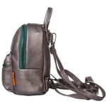 Lamonza Rucsac De Dama Daisy Argintiu 17X16X9 Cm fotografia produsului View 4 S