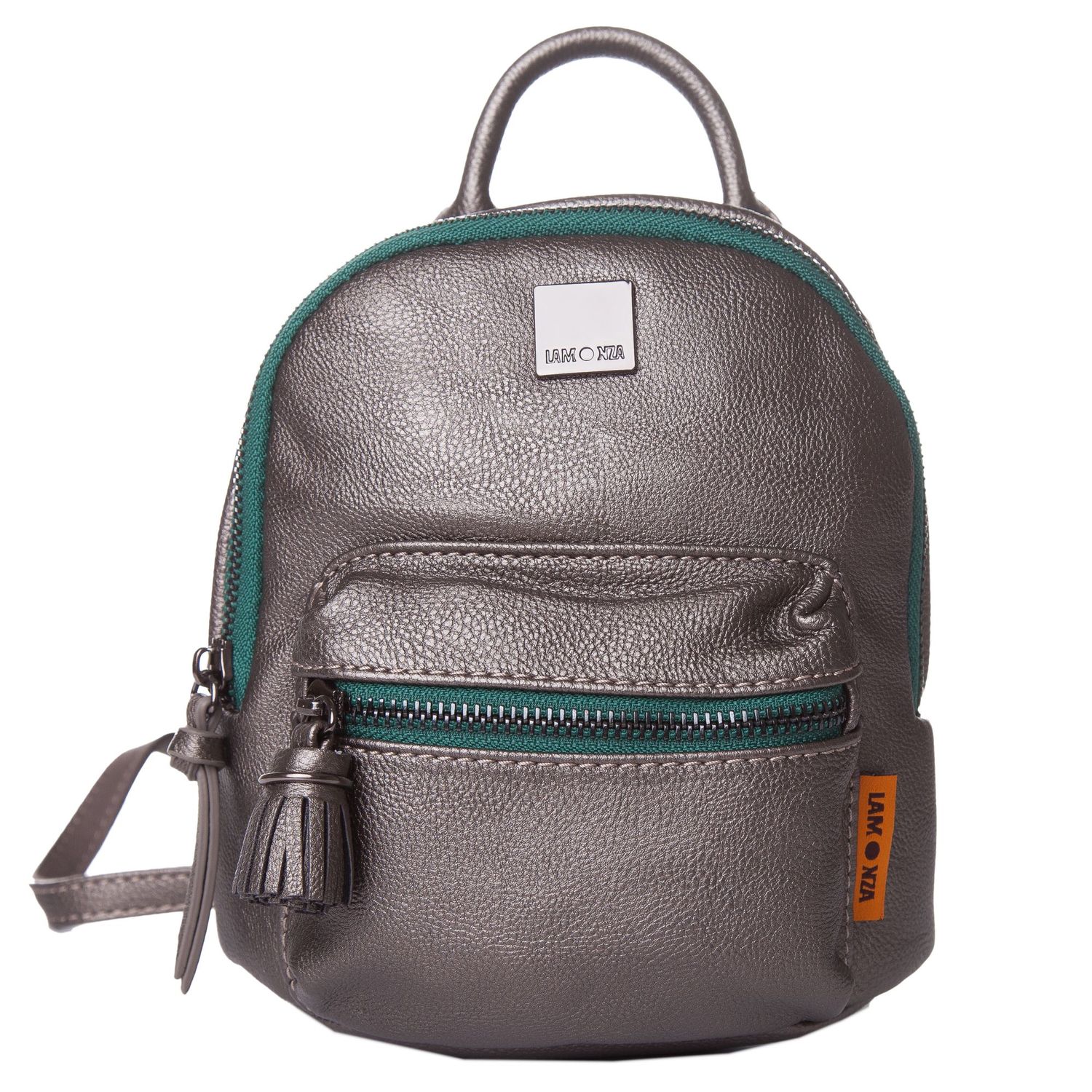 Lamonza Rucsac De Dama Daisy Argintiu 17X16X9 Cm fotografia produsului