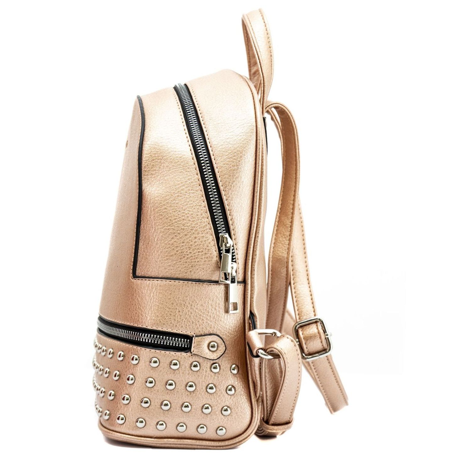 Lamonza Rucsac De Dama Xena Auriu 26X11X31Cm fotografia produsului View 3 L