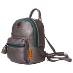 Lamonza Rucsac De Dama Daisy Argintiu 17X16X9 Cm fotografia produsului View 2 S