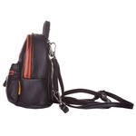 Lamonza Rucsac De Dama Daisy Negru 17X16X9 Cm fotografia produsului View 4 S