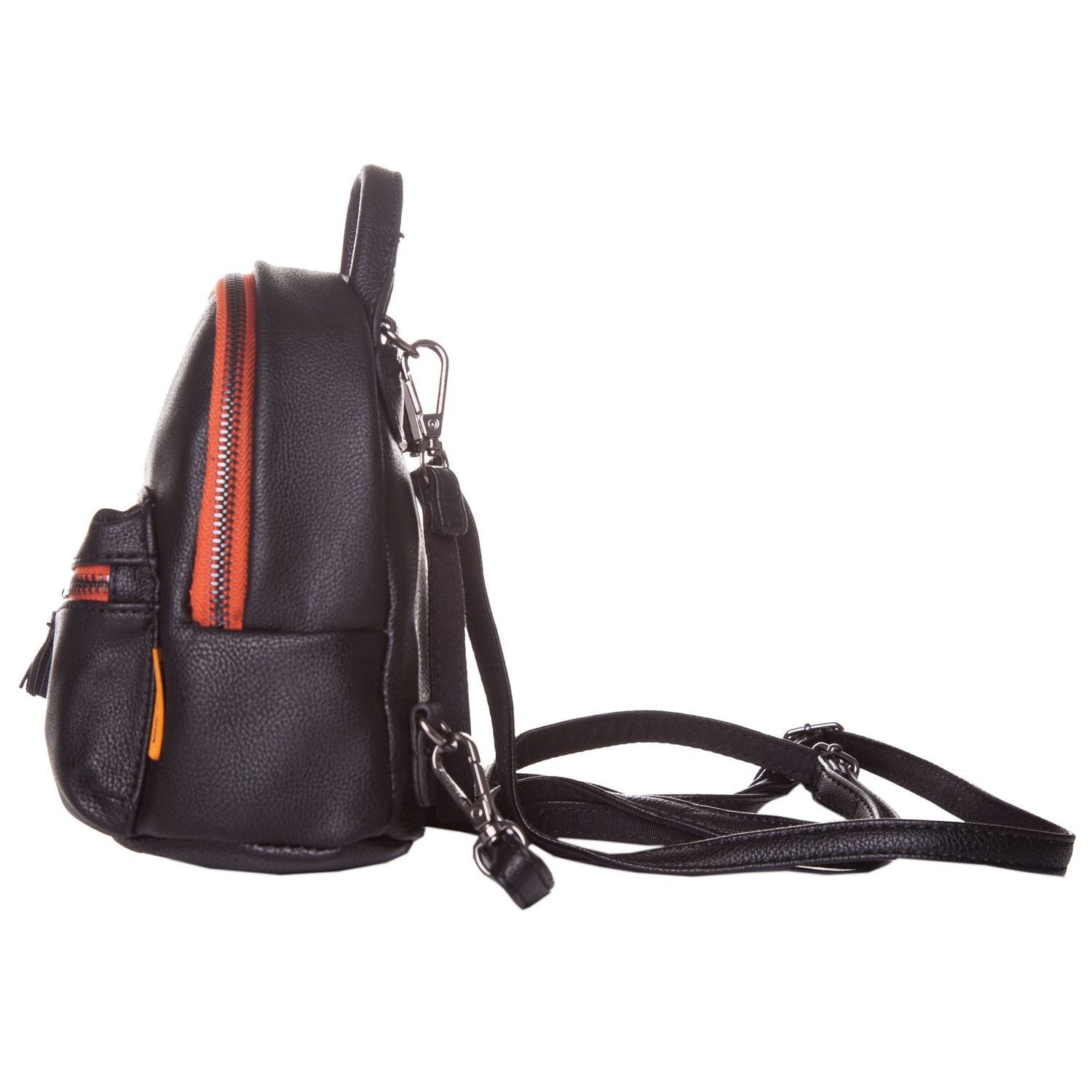 Lamonza Rucsac De Dama Daisy Negru 17X16X9 Cm fotografia produsului View 4 L
