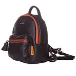 Lamonza Rucsac De Dama Daisy Negru 17X16X9 Cm fotografia produsului View 2 S