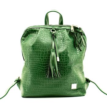 Lamonza rucsac dama porta verde 24x30x11 cm