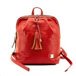 Lamonza Rucsac Dama Porta Rosu 24X30X11 Cm fotografia produsului