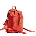 Lamonza Rucsac Dama Porta Rosu 24X30X11 Cm fotografia produsului View 2 S