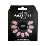 Set 24 Unghii False cu adeziv inclus Technic False Nails, Almond, Gloss Nude fotografia produsului