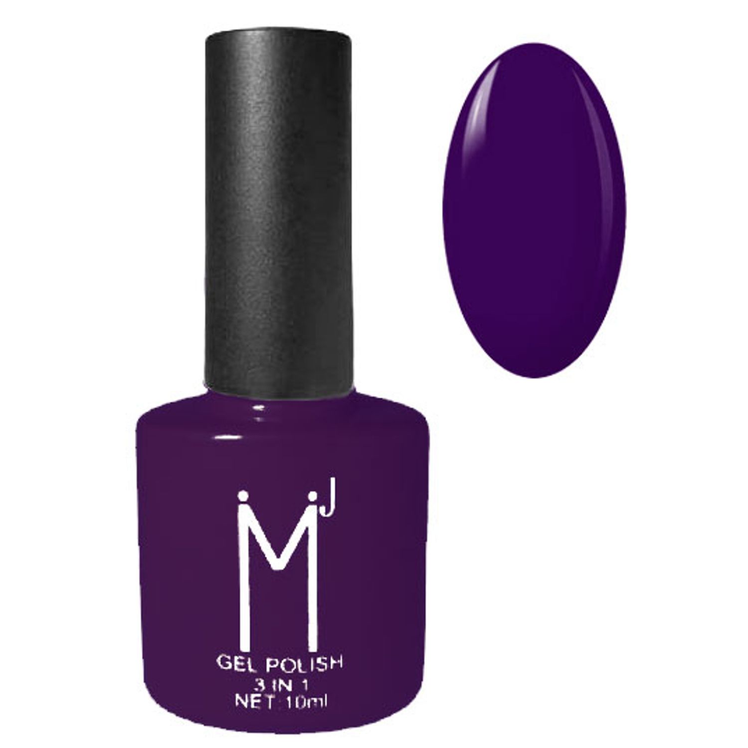 Oja semipermanenta 3 in 1, MJ Gel Polish, Nuanta 047 Dark Plum, 10 ml Oja semipermanenta 3 in 1 MJ, Gel Polish, Nuanta 047 Dark Plum, 10 ml fotografia produsului