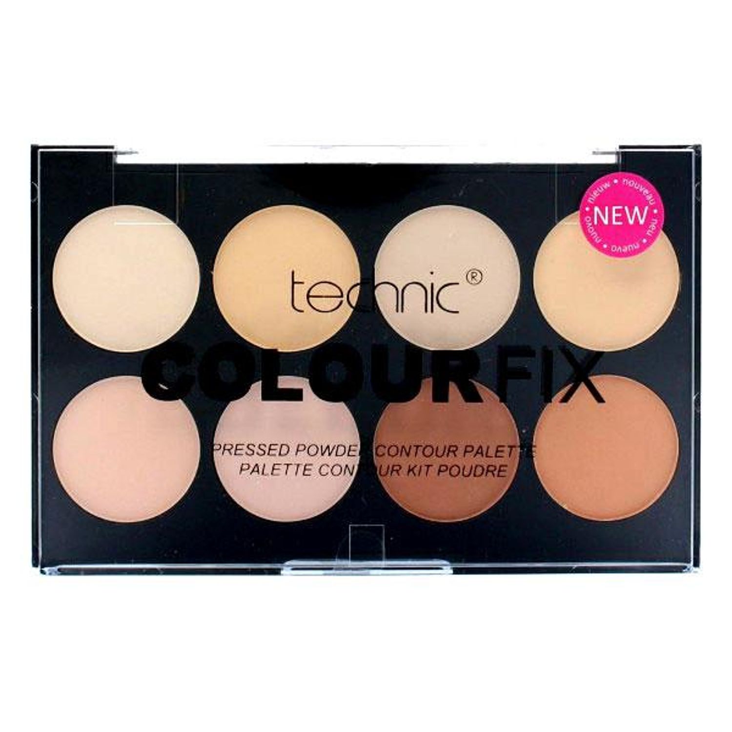Paleta Profesioanala Cu 8 Pudre Compacte Technic Colour Fix fotografia produsului