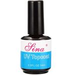 Top coat luciu si fixare Sina UV pentru oja semipermanenta sau gel UV, 14 ml fotografia produsului