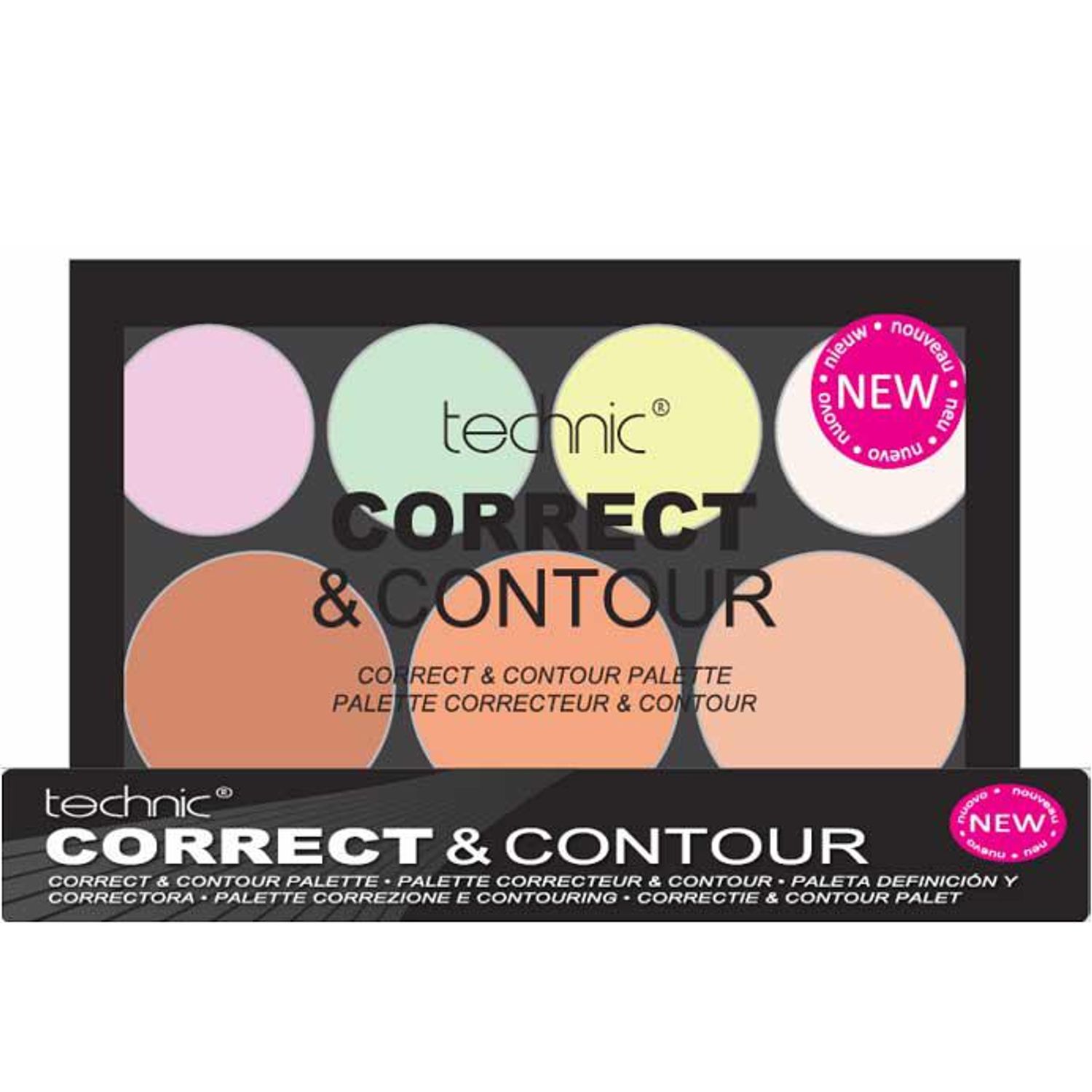 Trusa Profesionala Conturare cu 7 Corectoare TECHNIC Correct  Contour fotografia produsului