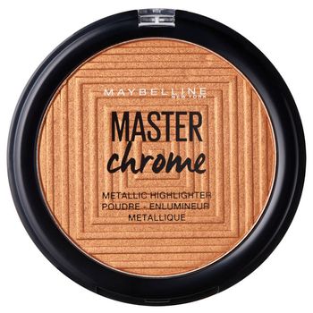 Paleta iluminatoare maybelline new york master chrome metallic, 150 molten bronze, 9 g