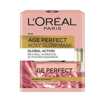 Masca regeneranta pentru ten imbatranit l oreal paris age perfect rosy glow, 50 ml