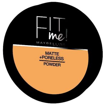 Pudra compacta matifianta maybelline new york fit me matte poreless pressed powder - 330 toffee, 14 gr