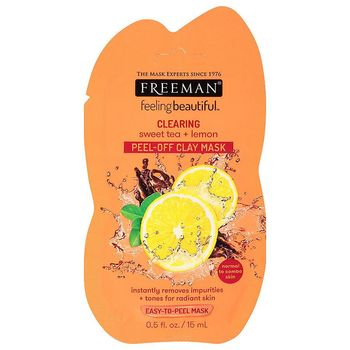 Masca de curatare antioxidanta freeman clearing sweet tea + lemon clay mask, 15 ml