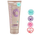 Lotiune Autobronzanta Profesionala SUNKISSED Gradual Tan, 95% Ingrediente Naturale, Medium Dark, 200 ml fotografia produsului