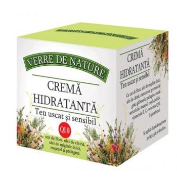 Crema hidratanta pentru ten uscat si sensibil cu unt de shea 50 ml