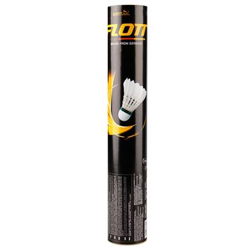 Set 12 fluturasi badminton din pene flott, fbd 0600