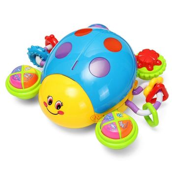 Jucarie multifunctionala cu lumini si sunete – gargarita, ww 6503-b
