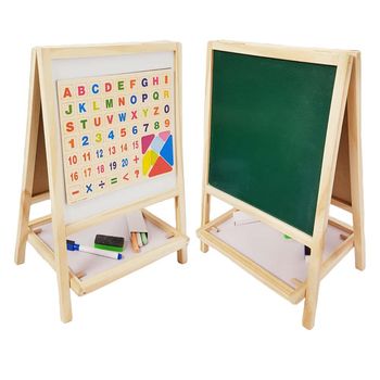 Tabla multifunctionala cu litere, cifre, operatii matematice si tetris, 40x 27 x 20 cm, WD 3026