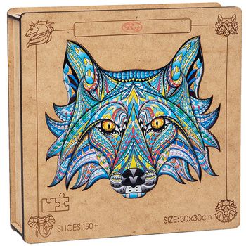 Puzzle jigsaw din lemn, multicolor, 151 piese, 30x30, wd 7020-c