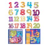 Cifre amuzante din puzzle cu 2 piese, WD 2060 fotografia produsului
