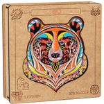 Puzzle Jigsaw din lemn, multicolor, 151 piese, 30x30, WD 7020-E fotografia produsului