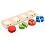 Puzzle Montessori, Partile unui Intreg cu  4 reprezentari, WD 9517-B fotografia produsului