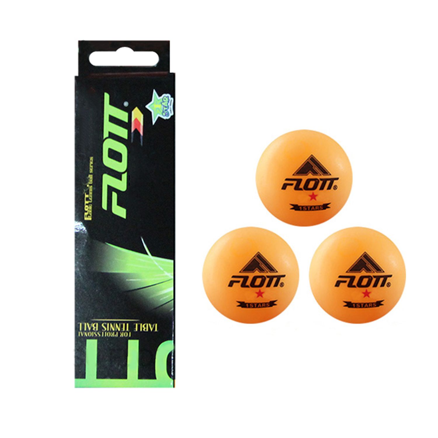 Set 3 mingi de ping pong FLOTT, FTT 0901 fotografia produsului