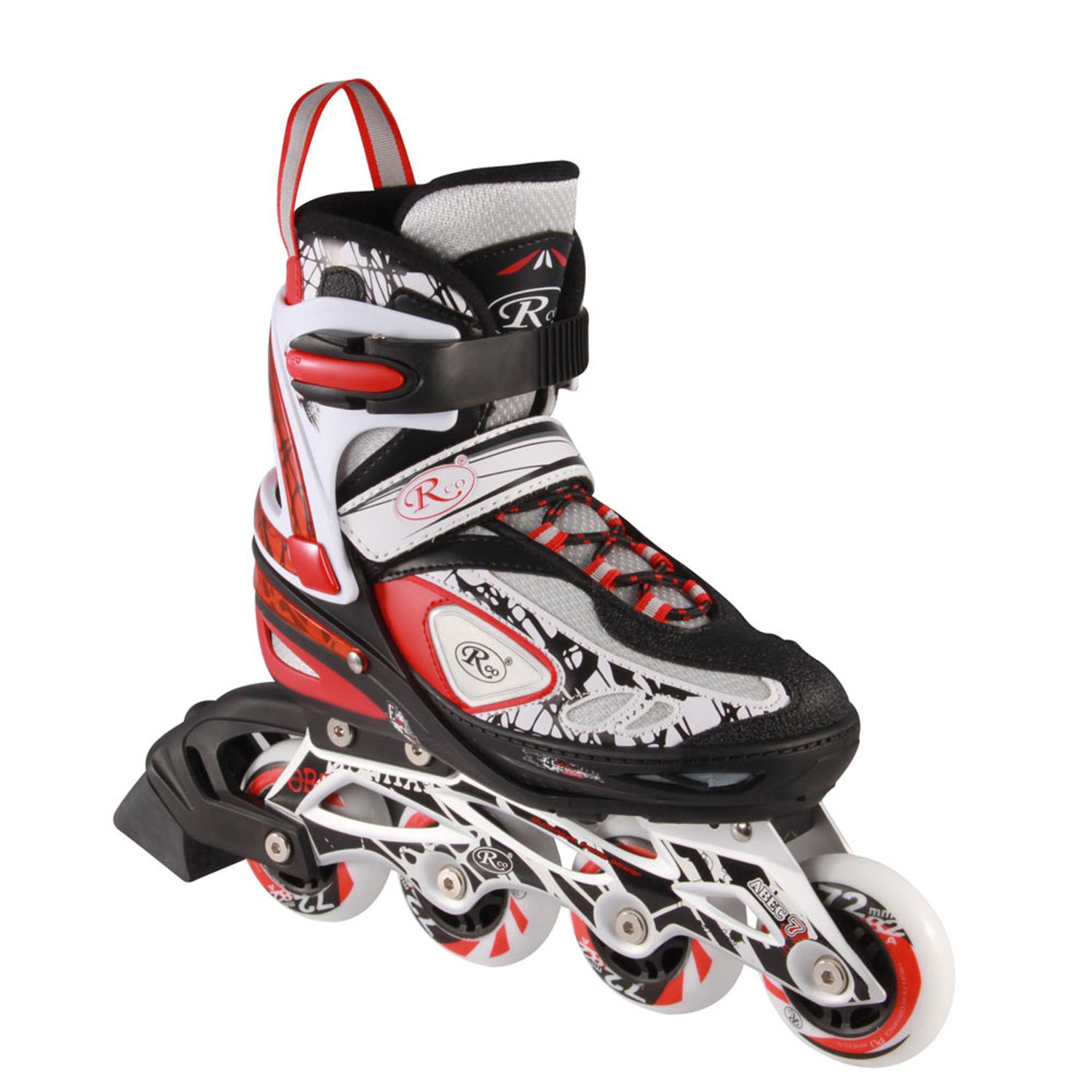 Role reglabile RCO, marimea 35-38, Rosu, SS5008M-B fotografia produsului